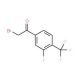 3-Fluoro-4-(trifluoromethyl)phenacyl bromide (CAS 544429-22-3) - chemical structure image