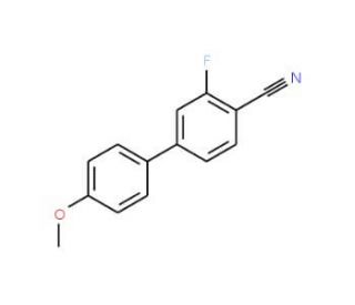 3-Fluoro-4&prime;-methoxy[1,1&prime;-biphenyl]-4-carbonitrile - chemical structure image