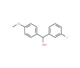 3-Fluoro-4&prime;-methoxybenzhydrol - chemical structure image