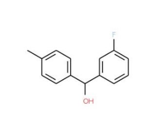3-Fluoro-4&prime;-methylbenzhydrol (CAS 38158-76-8) - chemical structure image