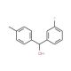 3-Fluoro-4′-methylbenzhydrol (CAS 38158-76-8) - chemical structure image