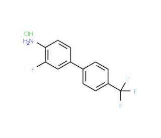 3-Fluoro-4&prime;-(trifluoromethyl)[1,1&prime;-biphenyl]-4-ylamine hydrochloride - chemical structure image