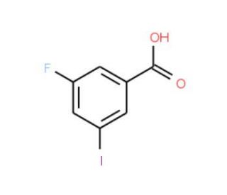3-Fluoro-5-iodobenzoic acid (CAS 723294-74-4) - chemical structure image