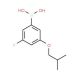 3-Fluoro-5-isobutoxybenzeneboronic acid (CAS 850589-57-0) - chemical structure image