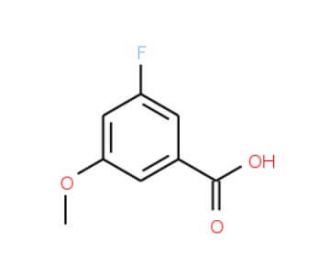3-Fluoro-5-methoxybenzoic acid (CAS 176548-72-4) - chemical structure image