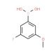 3-Fluoro-5-methoxyphenylboronic acid (CAS 609807-25-2) - chemical structure image