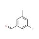 3-Fluoro-5-methylbenzaldehyde (CAS 189628-39-5) - chemical structure image