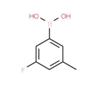 3-Fluoro-5-methylbenzeneboronic acid (CAS 850593-06-5) - chemical structure image