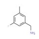 3-Fluoro-5-methylbenzylamine - chemical structure image