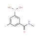 3-Fluoro-5-(methylcarbamoyl)phenylboronic acid (CAS 871332-63-7) - chemical structure image
