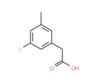 3-Fluoro-5-methylphenylacetic acid (CAS 518070-22-9) - chemical structure image