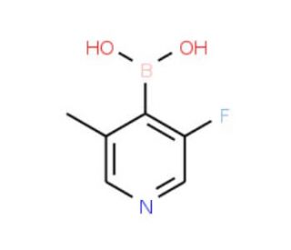 3-Fluoro-5-methylpyridine-4-boronic acid (CAS 1072952-44-3) - chemical structure image