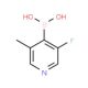 3-Fluoro-5-methylpyridine-4-boronic acid (CAS 1072952-44-3) - chemical structure image