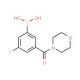 3-Fluoro-5-(morpholin-4-ylcarbonyl)benzeneboronic acid (CAS 874219-40-6) - chemical structure image