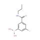 3-Fluoro-5-(propylcarbamoyl)benzeneboronic acid (CAS 874219-37-1) - chemical structure image