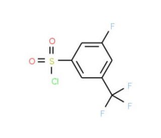 3-Fluoro-5-(trifluoromethyl)benzenesulfonyl chloride (CAS 886499-99-6) - chemical structure image
