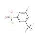 3-Fluoro-5-(trifluoromethyl)benzenesulfonyl chloride (CAS 886499-99-6) - chemical structure image