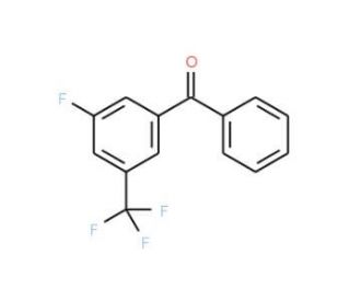 3-Fluoro-5-(trifluoromethyl)benzophenone - chemical structure image
