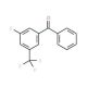 3-Fluoro-5-(trifluoromethyl)benzophenone - chemical structure image