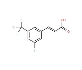 3-Fluoro-5-(trifluoromethyl)cinnamic acid (CAS 575469-96-4) - chemical structure image