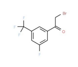 3-Fluoro-5-(trifluoromethyl)phenacyl bromide (CAS 202664-38-8) - chemical structure image