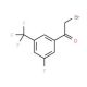 3-Fluoro-5-(trifluoromethyl)phenacyl bromide (CAS 202664-38-8) - chemical structure image