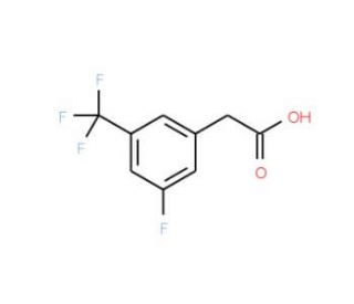 3-Fluoro-5-(trifluoromethyl)phenylacetic acid (CAS 195447-79-1) - chemical structure image