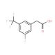 3-Fluoro-5-(trifluoromethyl)phenylacetic acid (CAS 195447-79-1) - chemical structure image