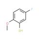3-Fluoro-6-methoxythiophenol - chemical structure image