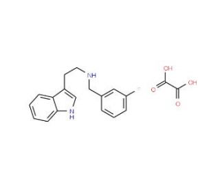 (3-Fluoro-benzyl)-[2-(1H-indol-3-yl)-ethyl]-amine oxalate - chemical structure image