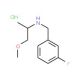 (3-Fluoro-benzyl)-(2-methoxy-1-methyl-ethyl)-amine hydrochloride - chemical structure image