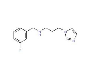 (3-Fluoro-benzyl)-(3-imidazol-1-yl-propyl)-amine - chemical structure image