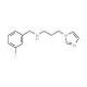 (3-Fluoro-benzyl)-(3-imidazol-1-yl-propyl)-amine - chemical structure image