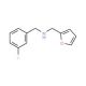 (3-Fluoro-benzyl)-furan-2-ylmethyl-amine - chemical structure image