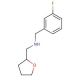 (3-Fluoro-benzyl)-(tetrahydro-furan-2-ylmethyl)-amine - chemical structure image