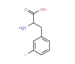 3-Fluoro-DL-phenylalanine (CAS 2629-54-1) - chemical structure image