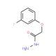 (3-Fluoro-phenoxy)-acetic acid hydrazide - chemical structure image