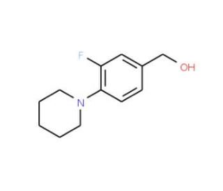 (3-Fluoro-phenyl)-piperidin-4-yl-methanol (CAS 639468-69-2) - chemical structure image