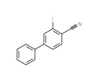 3-Fluoro[1,1&prime;-biphenyl]-4-carbonitrile (CAS 503177-15-9) - chemical structure image
