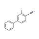 3-Fluoro[1,1′-biphenyl]-4-carbonitrile (CAS 503177-15-9) - chemical structure image