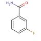3-Fluorobenzamide (CAS 455-37-8) - chemical structure image