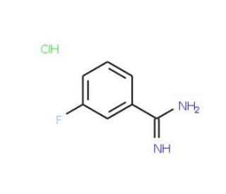 3-Fluorobenzamidine hydrochloride (CAS 69491-64-1 (non-salt)) - chemical structure image
