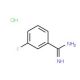 3-Fluorobenzamidine hydrochloride (CAS 69491-64-1 (non-salt)) - chemical structure image