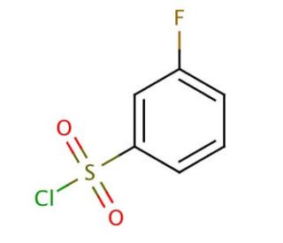 3-Fluorobenzenesulfonyl chloride (CAS 701-27-9) - chemical structure image