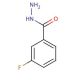 3-Fluorobenzoic hydrazide (CAS 499-55-8) - chemical structure image