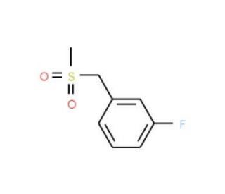 3-Fluorobenzylmethylsulfone (CAS 25195-47-5) - chemical structure image