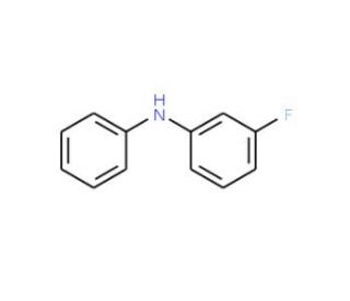 3-Fluorodiphenylamine (CAS 500-41-4) - chemical structure image