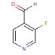3-Fluoroisonicotinaldehyde (CAS 40273-47-0) - chemical structure image