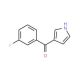 (3-Fluorophenyl)-(1H-pyrrol-3-yl)methanone (CAS 893612-64-1) - chemical structure image