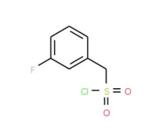 (3-Fluorophenyl)methanesulphonyl chloride (CAS 24974-72-9) - chemical structure image